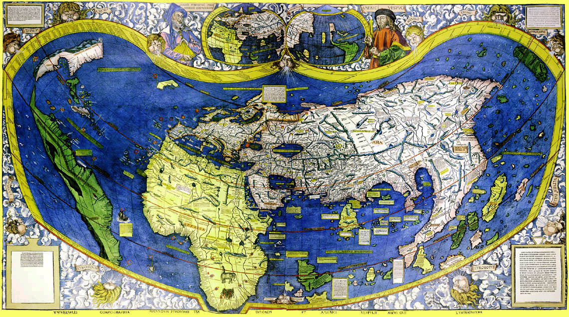 მარტინ ვალდზემიულერის მსოფლიოს რუკა